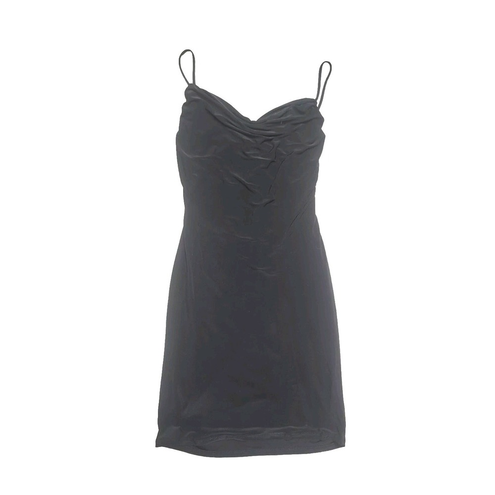Saints 21 Strappy Backless Mini Dress Black Small